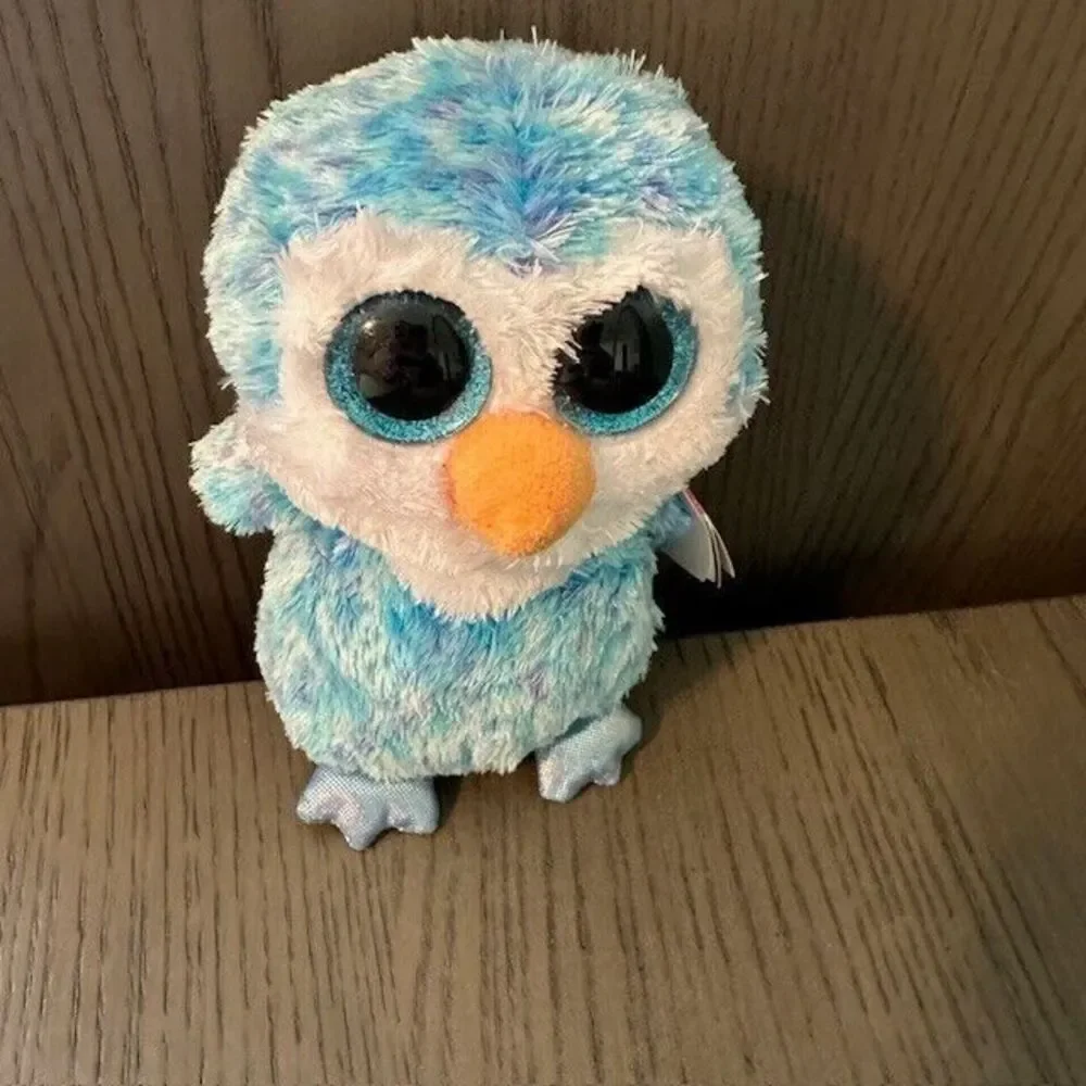 Ty Beanie Boos Ice Cube Blue Penguin 6